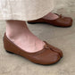 ABIGAIL | Tabi Split Toe Ballet Flats | Vegan Leather Ballerinas