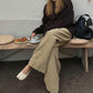 ABIGAIL | Tabi Split Toe Ballet Flats | Vegan Leather Ballerinas