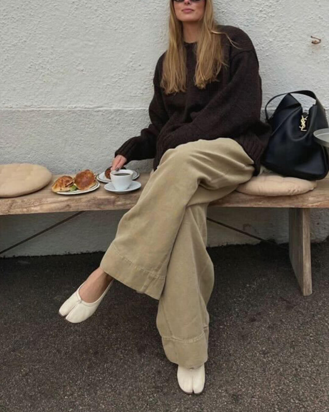 ABIGAIL | Tabi Split Toe Ballet Flats | Vegan Leather Ballerinas