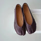 ABIGAIL | Tabi Split Toe Ballet Flats | Vegan Leather Ballerinas