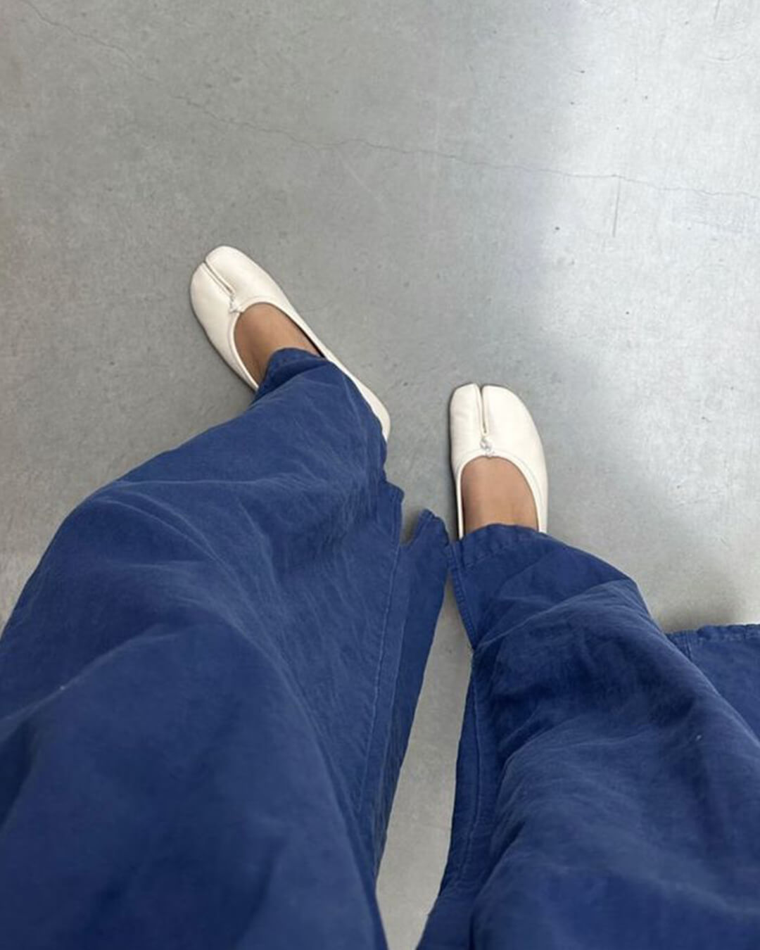ABIGAIL | Tabi Split Toe Ballet Flats | Vegan Leather Ballerinas