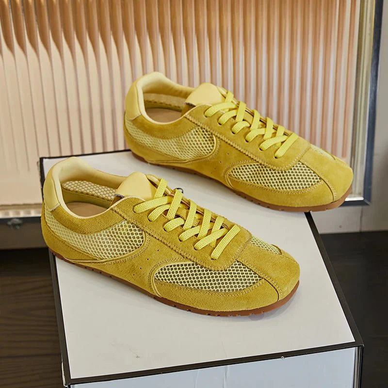 CELINA | Mesh Trainers Women | Breathable Lace-Up Sneakers