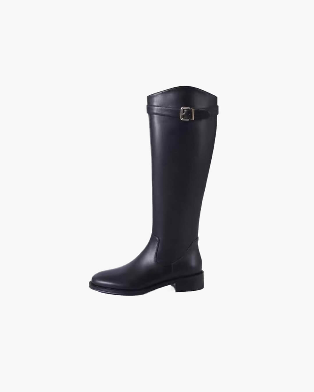 CORA | Block Heel Knee High Boots | Round Toe Tall Boots Women