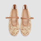 JULIANA | Pearl Embroidered Mesh Flats | Beaded Flat Shoes Women