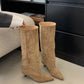 MADISON | Kitten Heel Knee High Boots | Comfortable Tall Boots Women