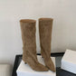 MADISON | Kitten Heel Knee High Boots | Comfortable Tall Boots Women