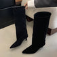 MADISON | Kitten Heel Knee High Boots | Comfortable Tall Boots Women