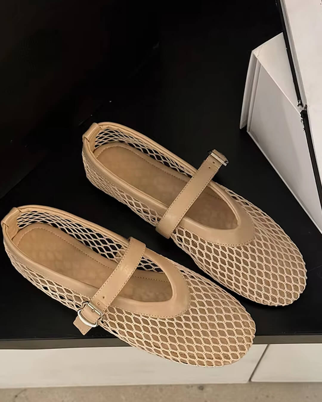 MARGAUX | Mesh Ballet Flats | Breathable Ballerinas Women