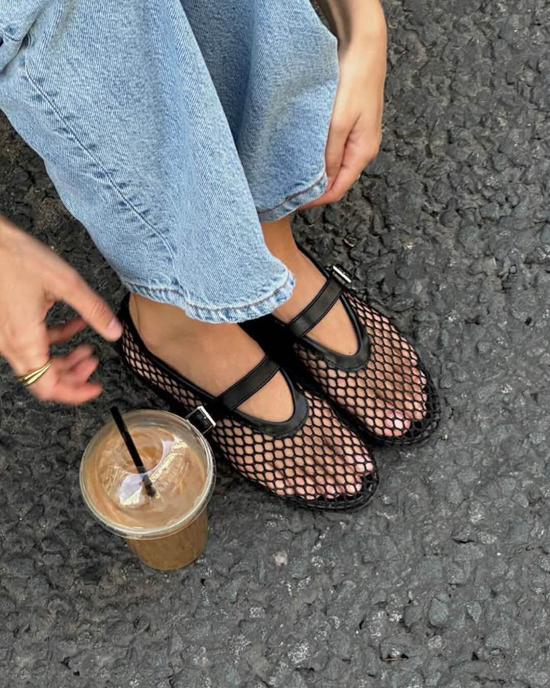 MARGAUX | Mesh Ballet Flats | Breathable Ballerinas Women