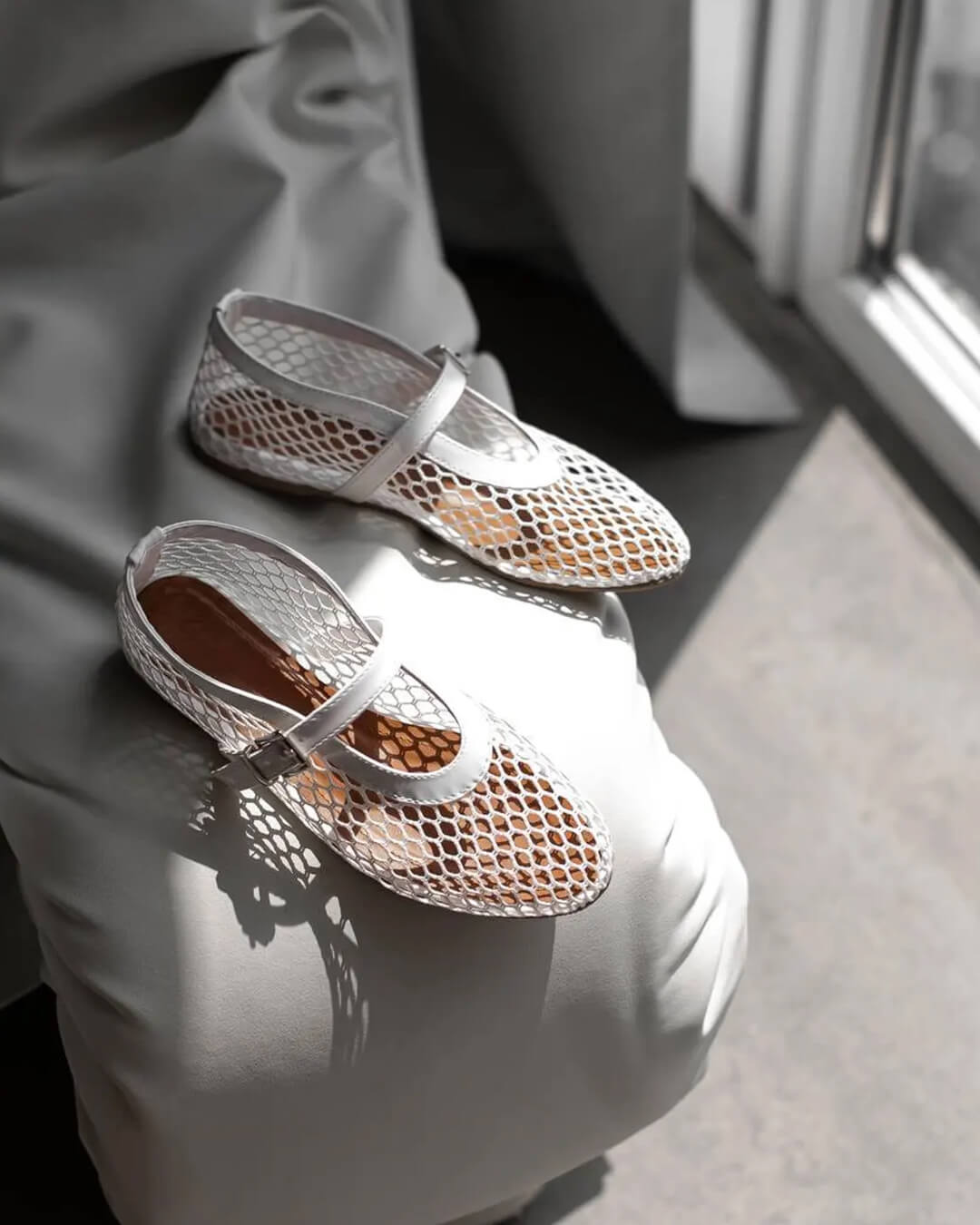 MARGAUX | Mesh Ballet Flats | Breathable Ballerinas Women