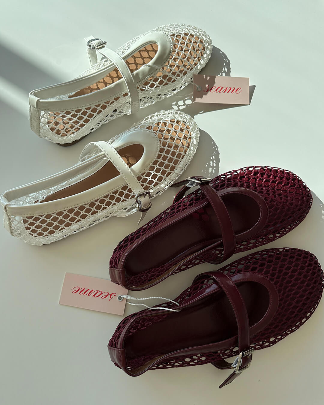 MARGAUX | Mesh Ballet Flats | Breathable Ballerinas Women