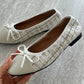 MARINA | Bow Loafers Women | Flat Slip-On Bow Shoes