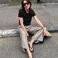 NAMIE | Suede Kitten Heels | Thong Strap Low Heel Shoes Women