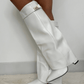 RACHELLE | Vegan Leather Ankle Boots | Buckle Detail Boots Women