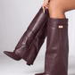 RACHELLE | Vegan Leather Ankle Boots | Buckle Detail Boots Women