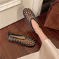 SANDRA | Crystal Mesh Ballet Flats | Fishnet Ballerinas Women