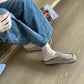 CATHY | Slip-On Mule Loafers | Flat Backless Shoes Women