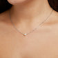 Klára – Collana in oro con pendente rotondo.