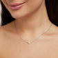 Klára – Collana in oro con pendente rotondo.