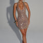 STARLA | GOLD MINI DRESS
