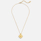 Anna – Collana dorata geometrica con struttura