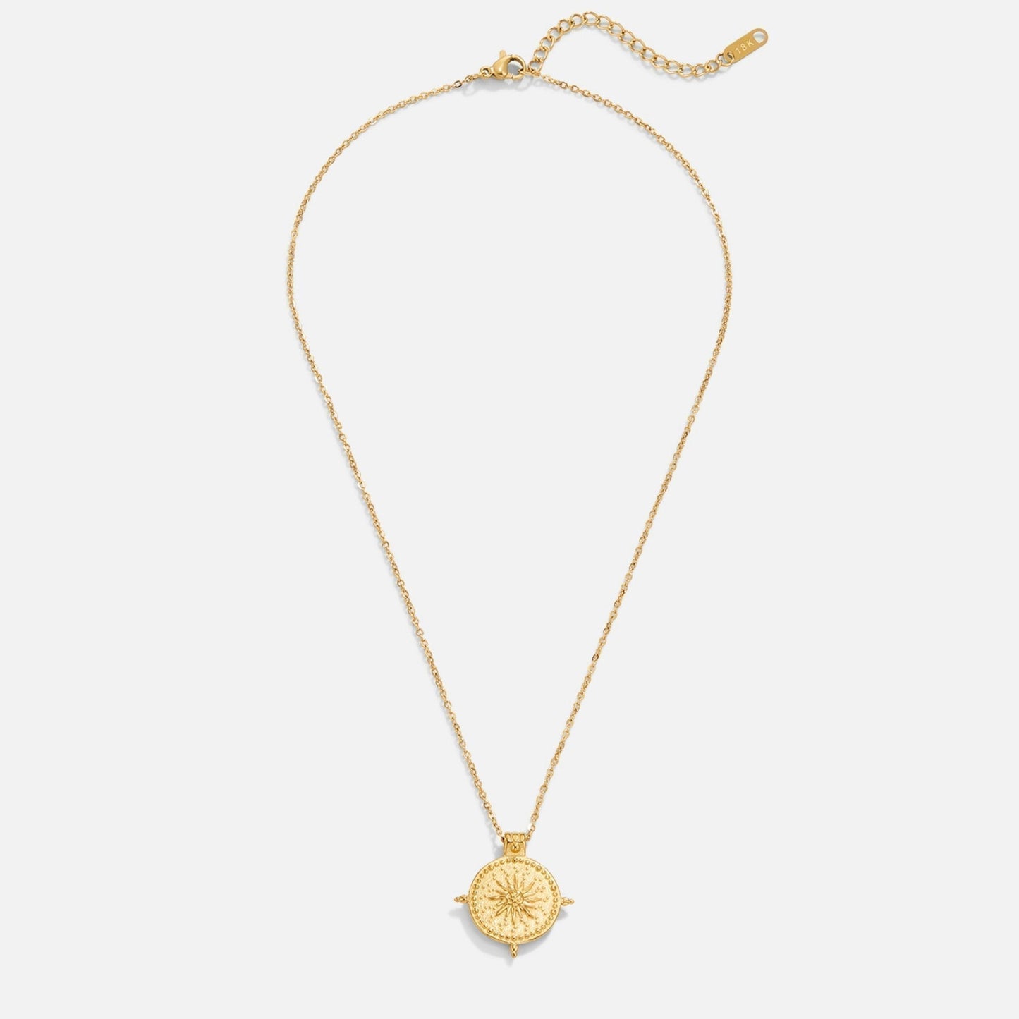 Anna – Collana dorata geometrica con struttura