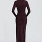 TAHNEE | PLUM MAXI DRESS