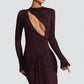 TAHNEE | PLUM MAXI DRESS
