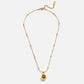 Rosa – Collana dorata con piccole perle