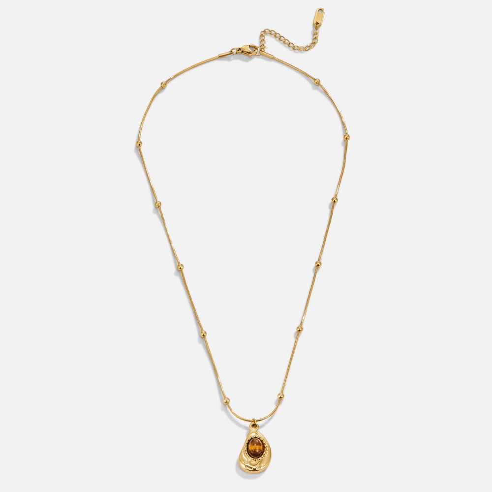 Rosa – Collana dorata con piccole perle