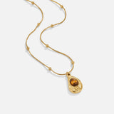 Rosa – Collana dorata con piccole perle