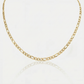 Valerie – Gold necklace with simple link structure