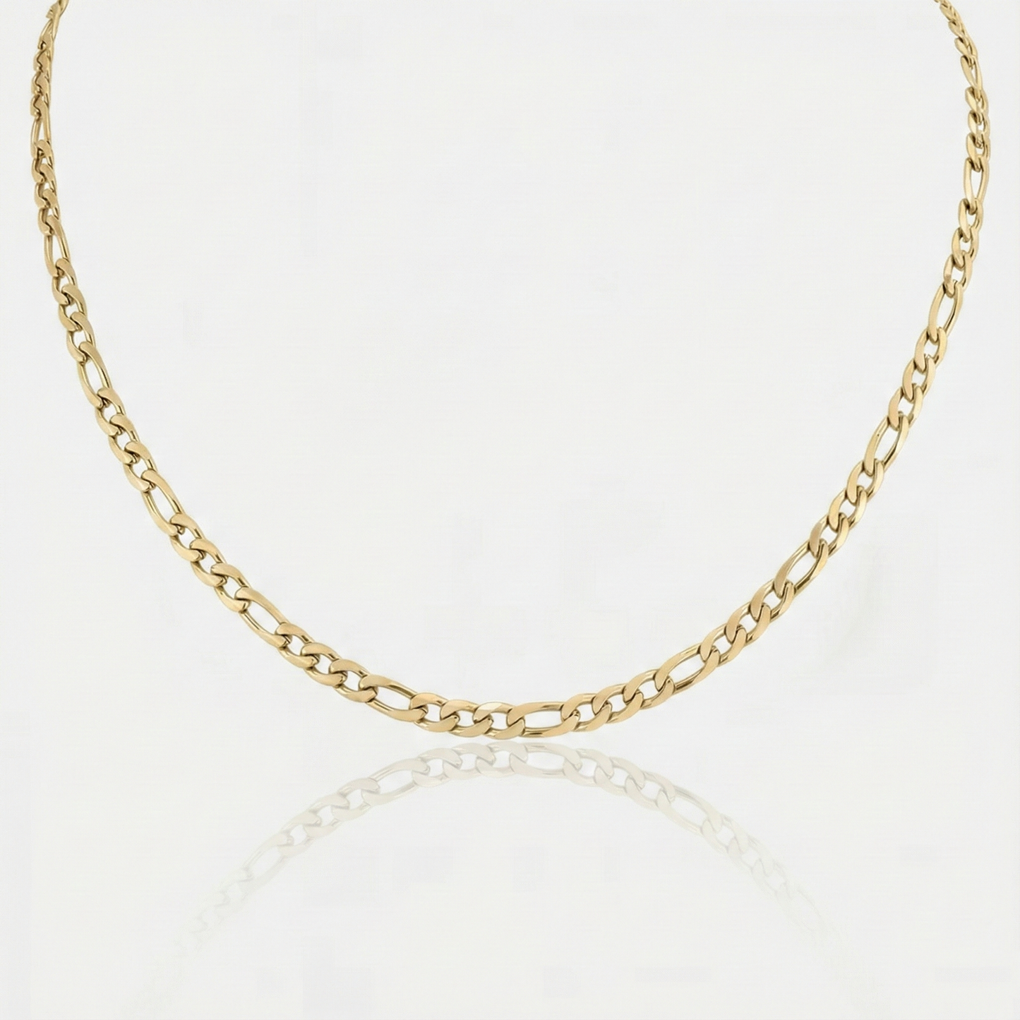 Valerie – Gold necklace with simple link structure